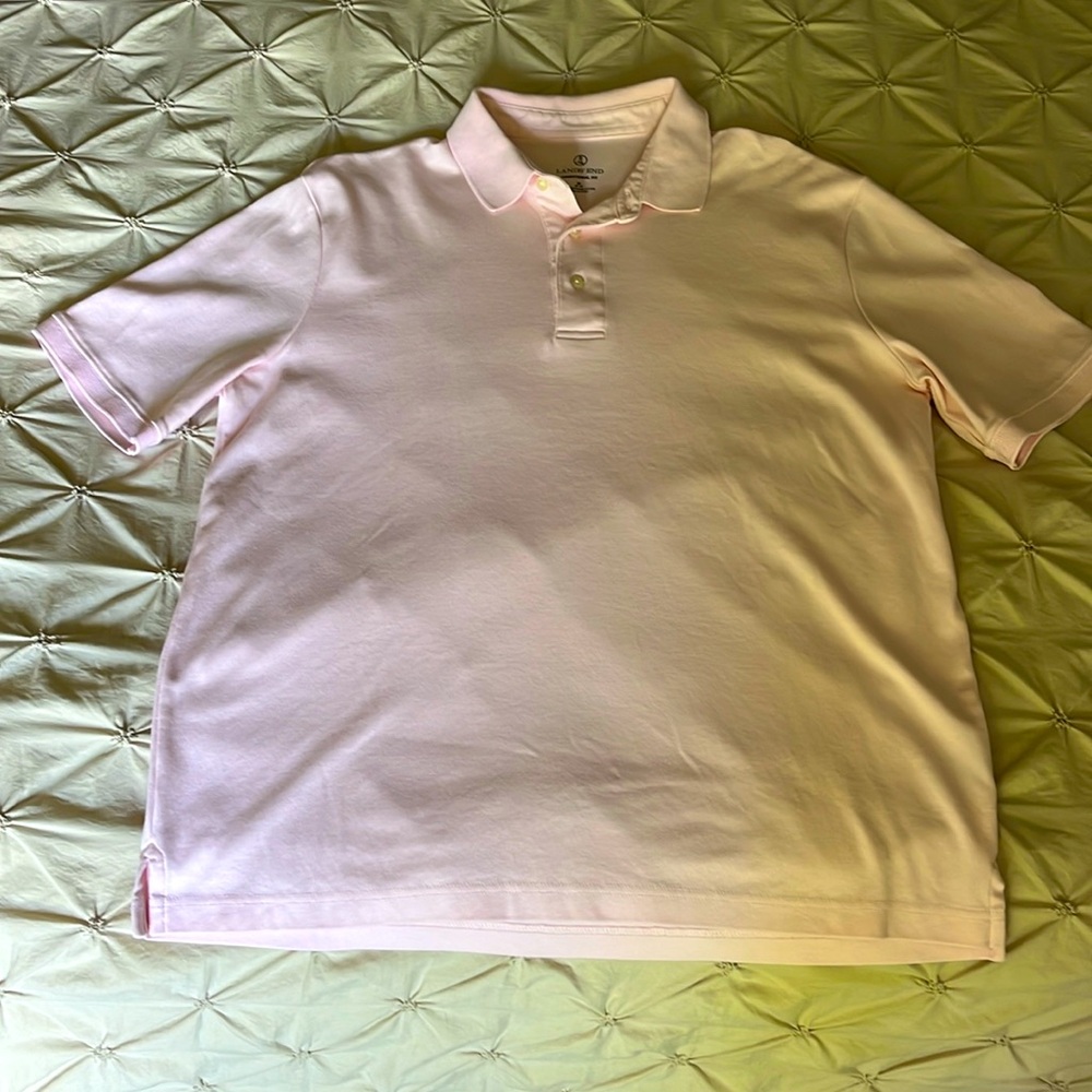 Lands End 100% Supima Cotton Polo Shirt